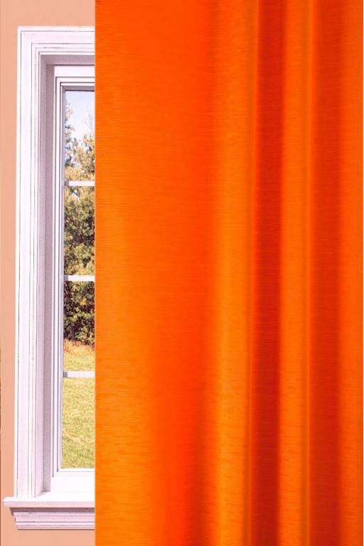 Vereda orange curtain
