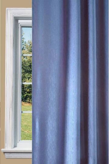 Vereda blue curtain