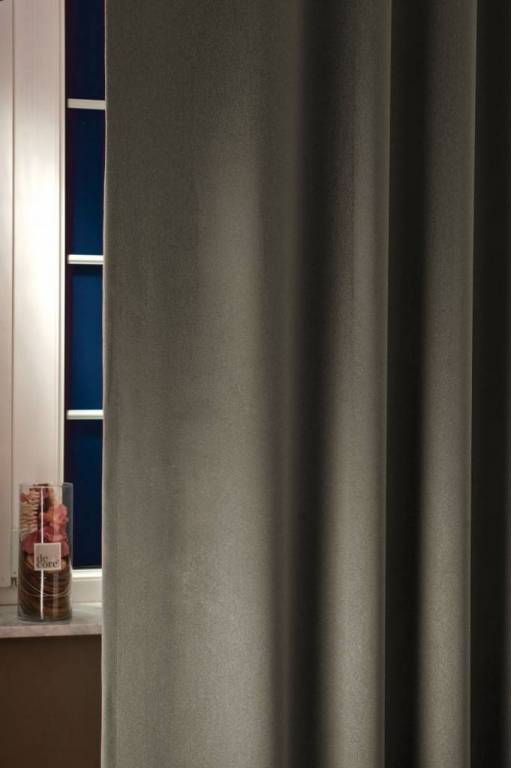 Hermes anthracite curtain