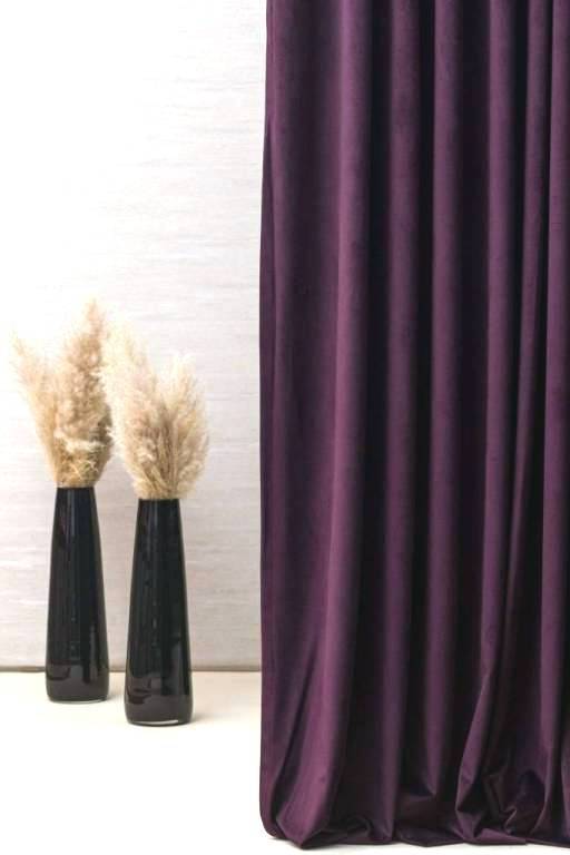 Velluto purple velvet curtain
