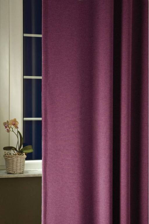 Ibiza purple curtain