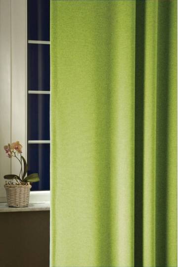 Ibiza lime green curtain